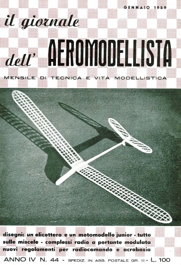 COLLECTION 1959 COMPLETA - GIORNALE DELL'AEROMODELLISTA AEROMODELLISMO -  <b>DOWNLOAD</b>
