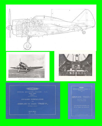 COLLECTION - REGGIANE Re2000 FALCO 1 AVIAZIONE AERONAUTICA AIRCRAFT Manual - <b>DOWNLOAD</b>